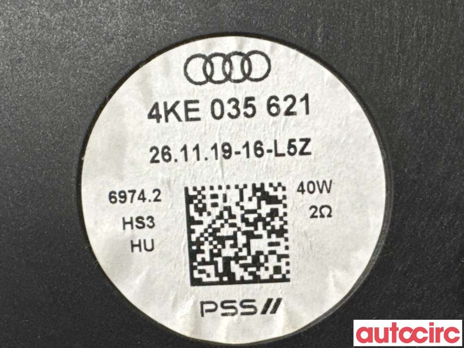 Bilstereo høyttaler til Audi e-tron 2018-->>  (AUDI|4KE035621|)
