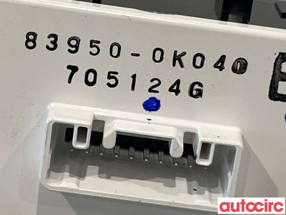 Airbag diverse til Toyota Hilux 2016-2020 (TOYOTA|839500K040)