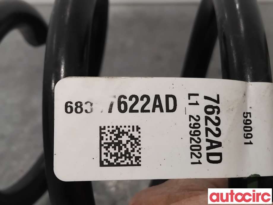 Fjær foran spiralfjær til Jeep Wrangler 2007-->> (Type III)  (JEEP|68307622AD|)