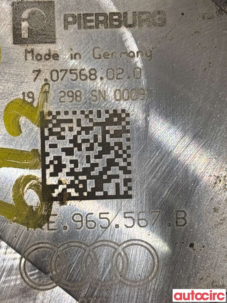 Vannpumpe til Audi e-tron 2018-->>  (AUDI|4KE965567B|)