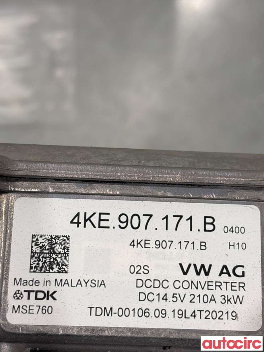 DCDC converter hybrid til Audi e-tron 2018-->>  (AUDI|4KE907171B|)