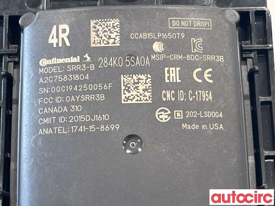 Sensor radar til Nissan Leaf 2018-->> (Type II)  (NISSAN|284K05SA0A)