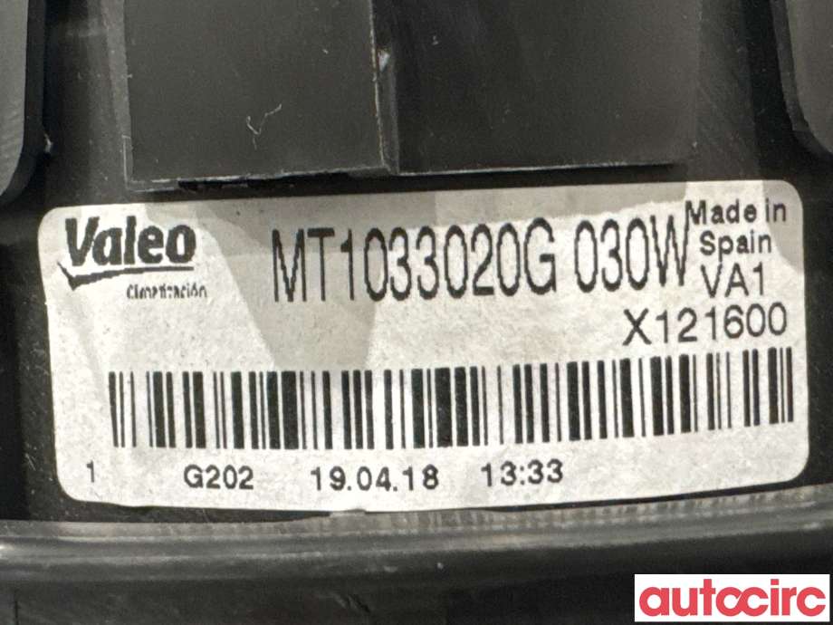 Varmeapparat motor til Nissan Leaf 2018-->> (Type II)  (NISSAN|272264FA0A|MT1033020G|)