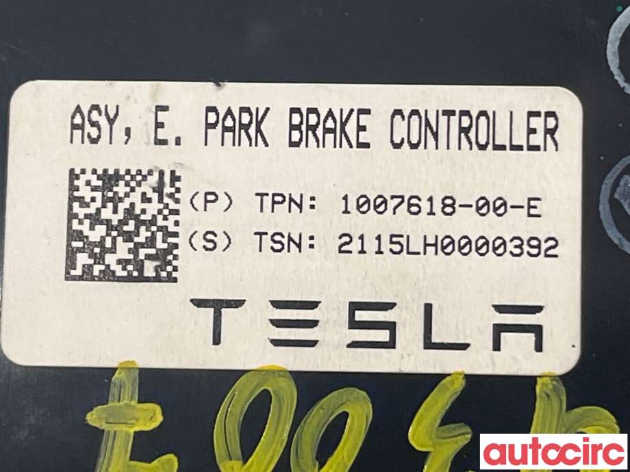 Styreenhet elektrisk parkbrems (EPB - Electric Parking Brake) til Tesla Model S 2016-2021 (Fase 2)  (TESLA|1007618-00-E)