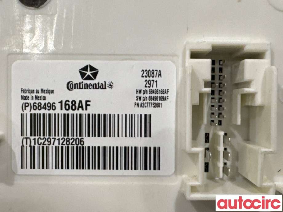 Styreenhet comfort (BCM) til Jeep Wrangler 2007-->> (Type III)  (JEEP|68496168AE||68496168AF)