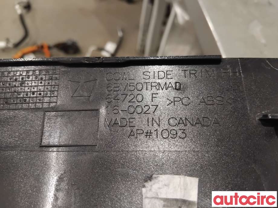 Diverse deler til Jeep Wrangler 2007-->> (Type III)  (JEEP|6BM50TZZAD||6BM50TRMAD)