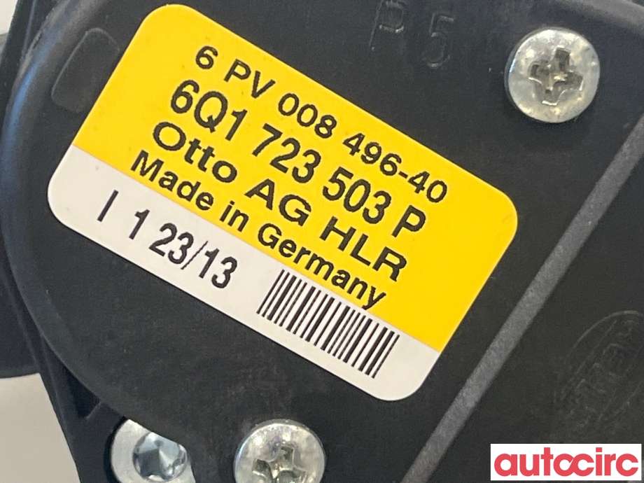 Pedal gass til VW Polo 2009-2014 (Type V, Fase 1) (VOLKSWAGEN|6Q1723503P)