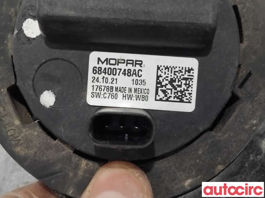 Sirkulasjonspumpe til Jeep Wrangler 2007-->> (Type III)  (JEEP|68400748AC|)