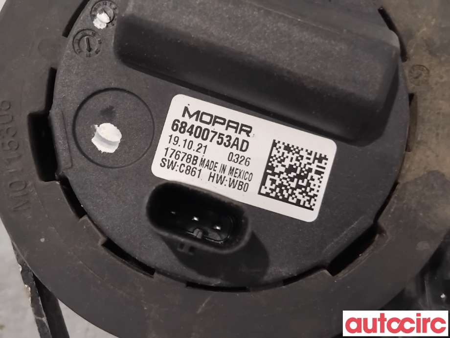 Sirkulasjonspumpe til Jeep Wrangler 2007-->> (Type III) (JEEP|68400753AD|)