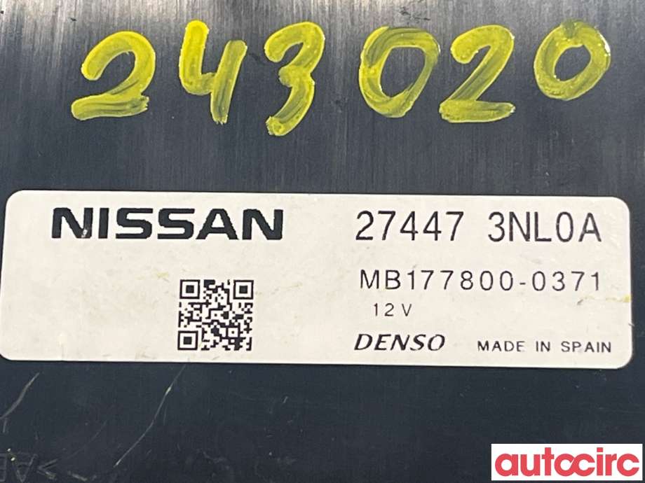 Styreenhet klima/aircondition til Nissan Leaf 2018-->> (Type II)  (NISSAN|274473NL0A)