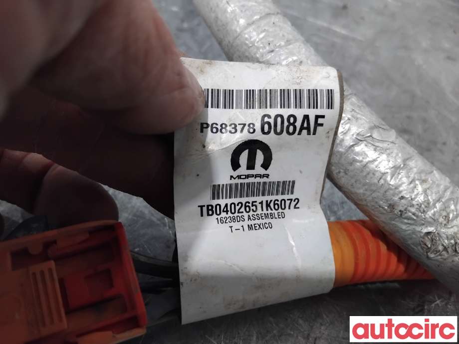 Kabel høy volt (HV) hybrid til Jeep Wrangler 2007-->> (Type III)  (JEEP|68378608AF|)