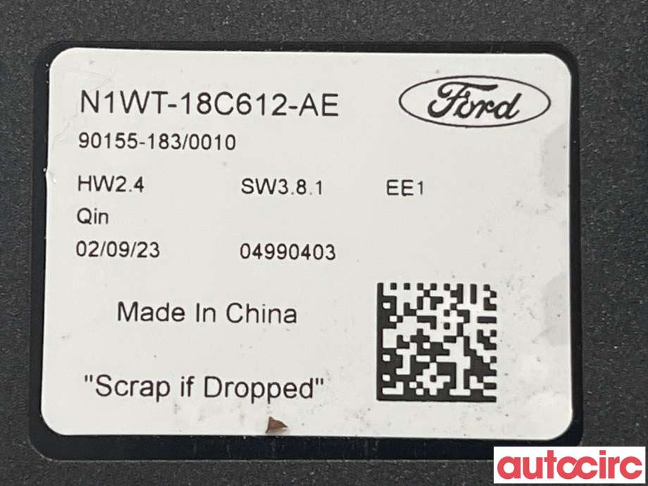 Styreenhet klima/aircondition til Ford Ranger / Ranger Raptor 2015-2022  (FORD|N1WT-18C612-AE|2613474)