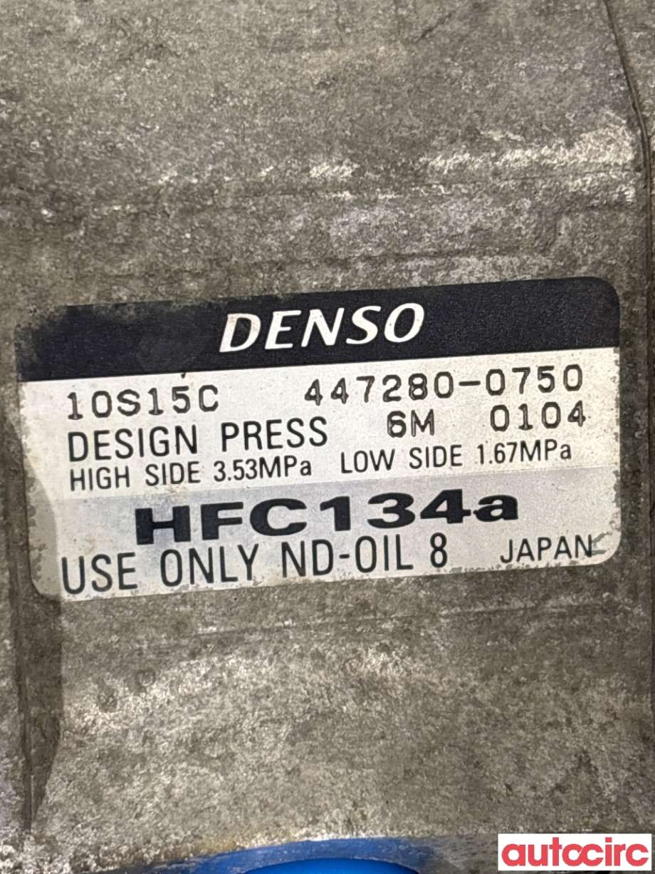 Aircondition kompressor til Toyota Hiace 2007-2012 (Fase 3) (TOYOTA|447280-0750|)