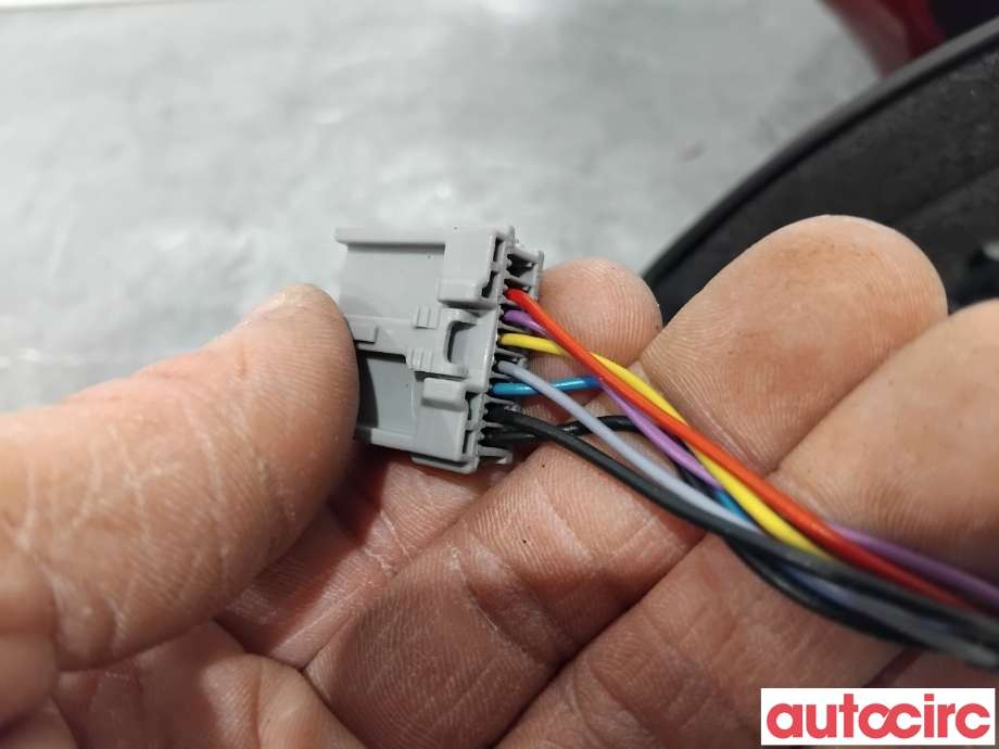 Speil høyre til Nissan Qashqai 2010-2014 (Type I, Fase 2)  (NISSAN|96301JD74A|)