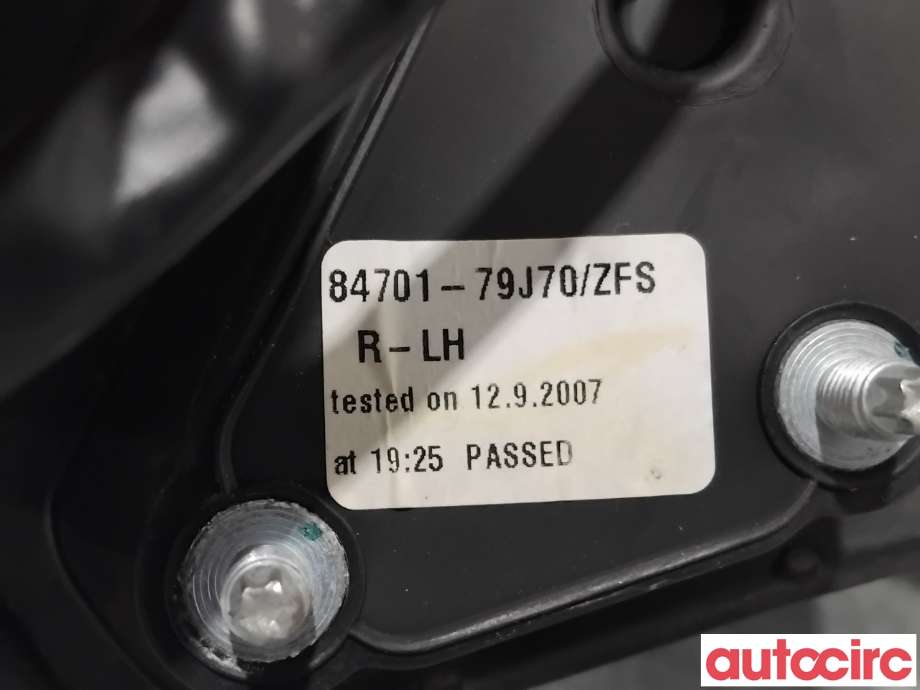 Speil høyre til Suzuki SX4 2006-2009 (Type I, Fase 1)  (SUZUKI|84701-79J70-ZFS|)