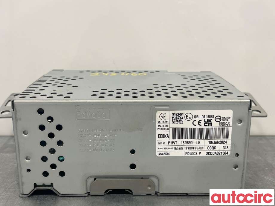 Bilstereo til Ford Ranger / Ranger Raptor 2015-2022 (FORD|P1WT-18D890-LE|2782459)