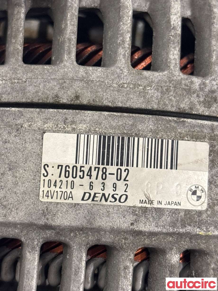 Dynamo til BMW 3-Serie 2012-2018 (F30/F31/F34) (F30/F31/F34) (BMW|12317605061|104210-6392|7605478-02)