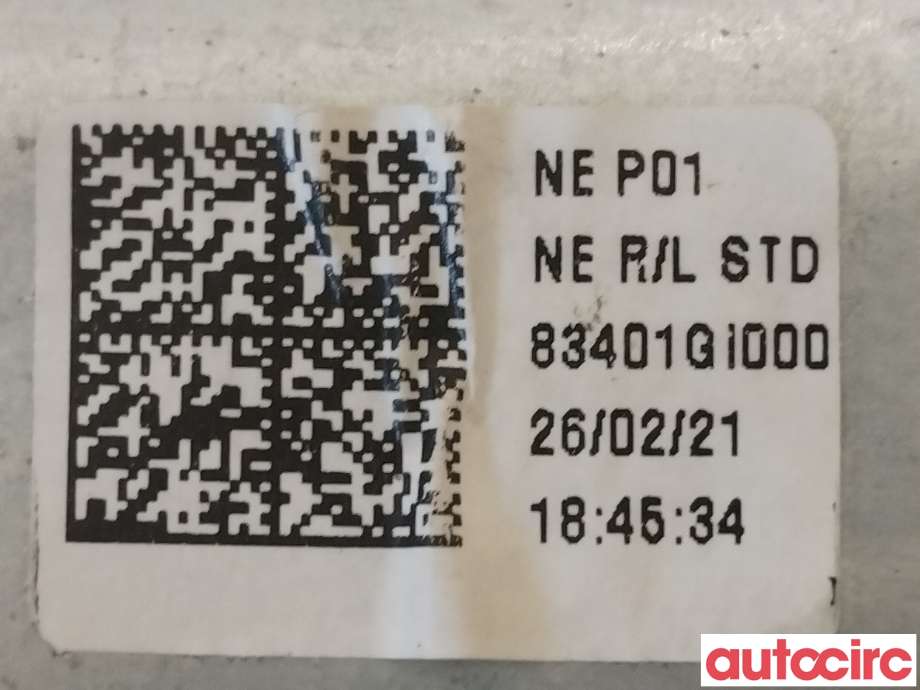 Ruteheis venstre bak til Hyundai Ioniq 5 2021-->> (HYUNDAI|83401GI000|)