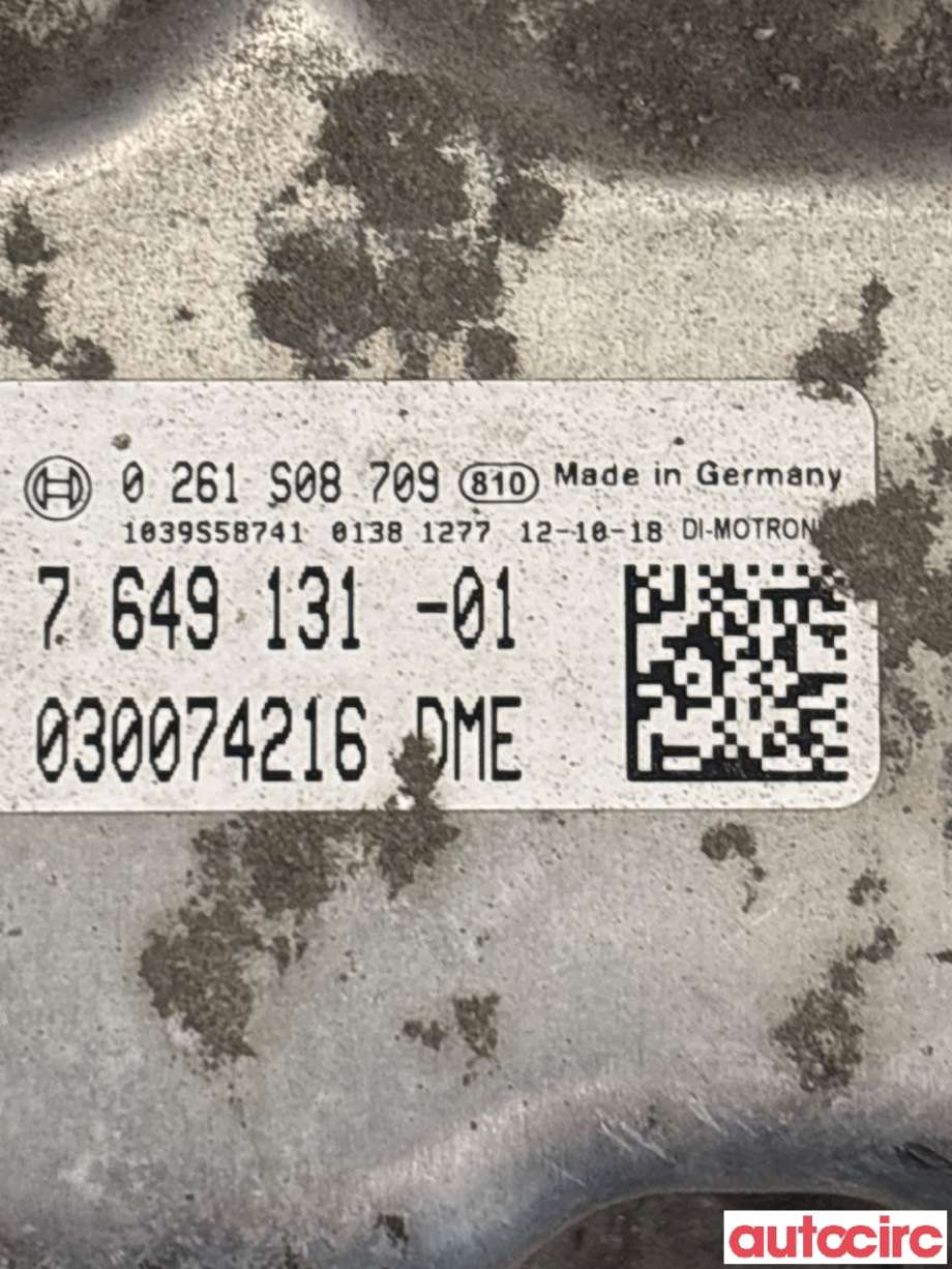 Styreenhet motor til BMW 3-Serie 2012-2018 (F30/F31/F34) (F30/F31/F34) (BMW|12147649131|0261S08709|7649131)