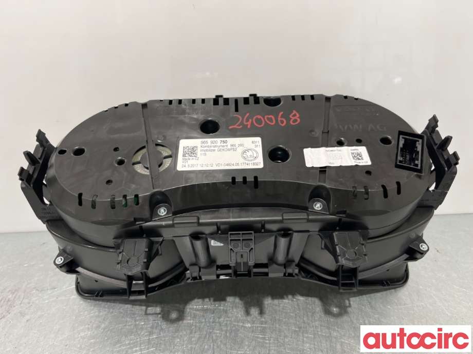 Instrumentpanel til Škoda Kodiaq 2017-->>  (SKODA|565920750|A2C98071700)