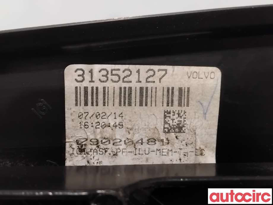 Speil venstre til Volvo XC60 2014-2017 (Type I, Fase 2) (VOLVO|31371853||31352127)