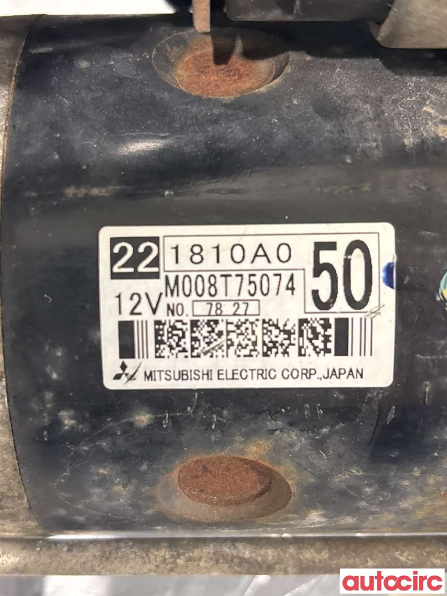 Starter diesel til Mitsubishi Pajero 2007-2016 (Type IV, Fase 1)  (MITSUBISHI|1810A050|M008T75074)