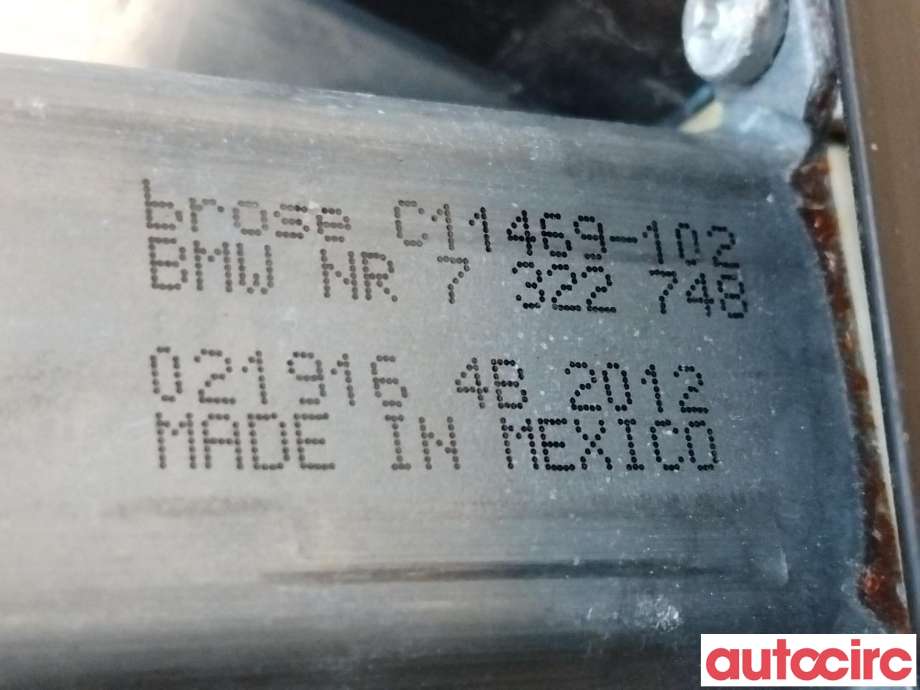 Ruteheis høyre bak til BMW X3 2010-2017 (F25) (F25) (BMW|67627322748||7322748)