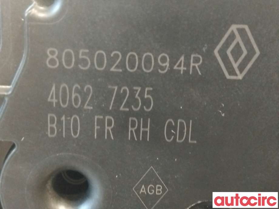 Låsekasse høyre foran til Renault Zoe 2013-2019 (Fase 1)  (RENAULT|805020094R)