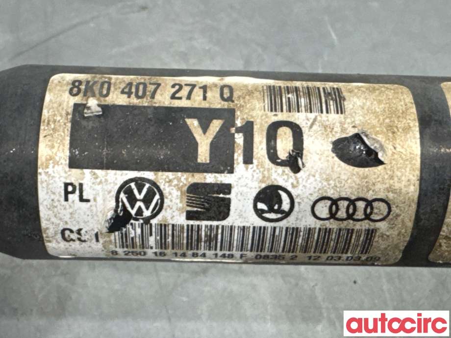 Drivaksel høyre foran til Audi A4 2007-2014 (Type IV) (B8) (B8) (AUDI|8K0407451DX||8K0407271AJ)