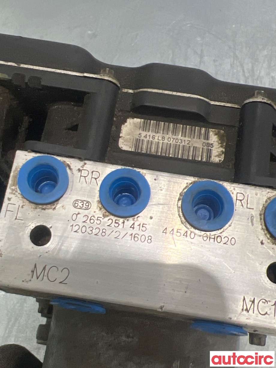 ABS sentral til Peugeot 107 2006-2014  (PEUGEOT|B000572580|0265251415|44540-0H020)