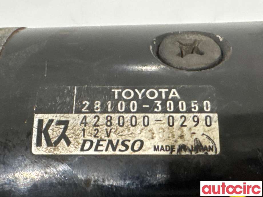 Starter diesel til Toyota Hiace 2007-2012 (Fase 3)  (TOYOTA|2810030050|428000-0290|28100-30050)