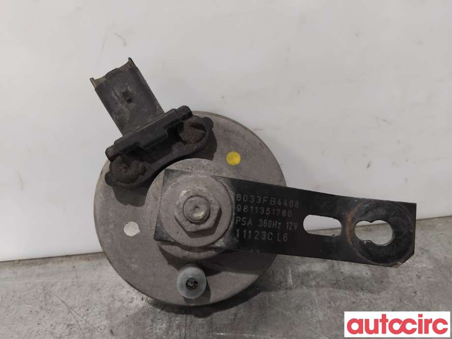 Horn/signalhorn til Peugeot Expert 2016-->> (Type III)  (PEUGEOT|9811351780|)