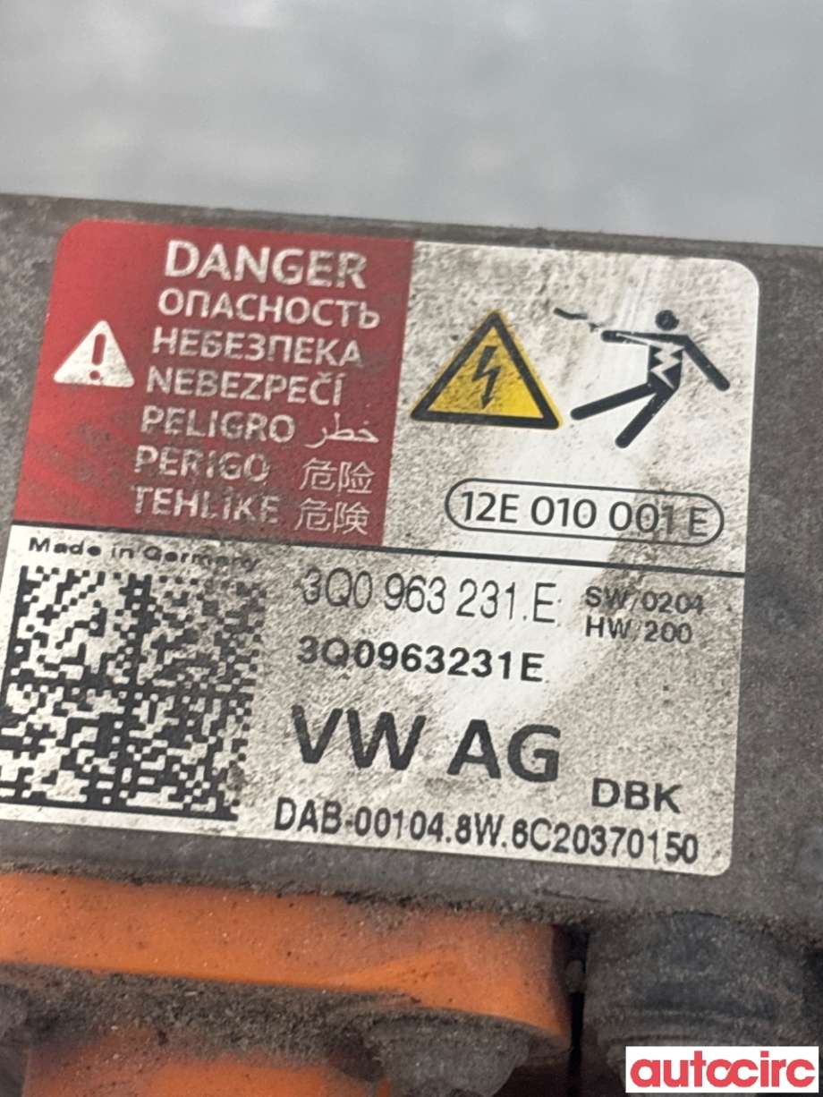 Motorvarmer elektrisk til Audi e-tron 2018-->>  (AUDI|3Q0963231E|)