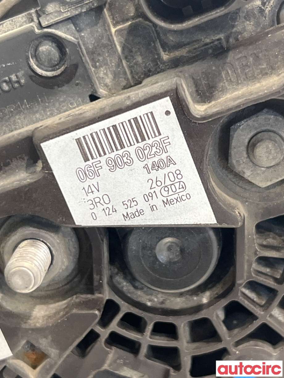 Dynamo til VW Golf V, Combi 2003-2008  (VOLKSWAGEN|06F903023F|0124525091)