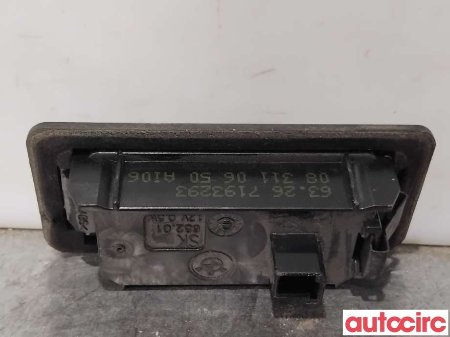 Skiltlys til BMW 3-Serie 2005-2011 (E90/E91/E92/E93) (E90/E91/E92/E93) (BMW|63267193293|)
