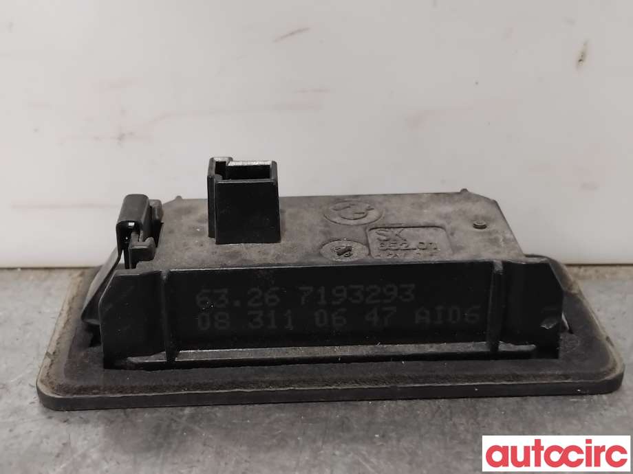 Skiltlys til BMW 3-Serie 2005-2011 (E90/E91/E92/E93) (E90/E91/E92/E93) (BMW|63267193293|)