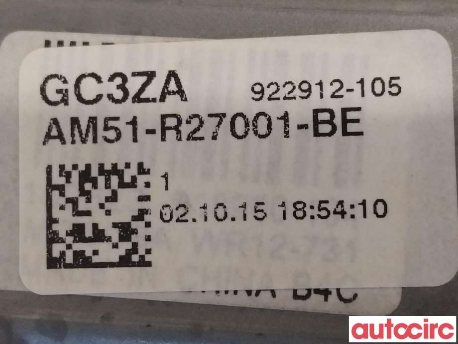 Ruteheis venstre bak til Ford C-Max 2015-2019 (Type II, Fase 2)  (FORD|1884440|)