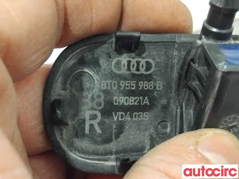 Lyktespylerdyse til Audi A5 2007-2016 (Type I)  (AUDI|8T0955988B|)