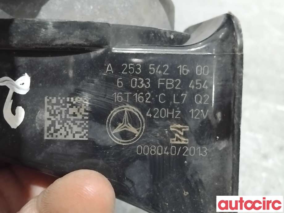 Horn/signalhorn til Mercedes GLC 2015-2022 (X253) (X253) (MERCEDES|A2535421600|)