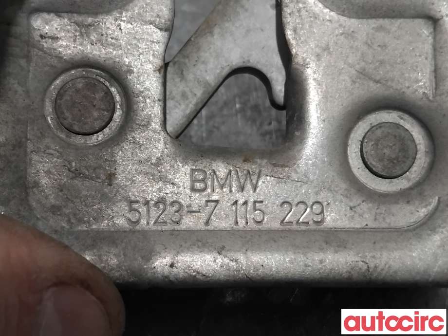 Panserlås til BMW 3-Serie 2005-2011 (E90/E91/E92/E93) (E90/E91/E92/E93) (BMW|51237008755||5123-7115229)