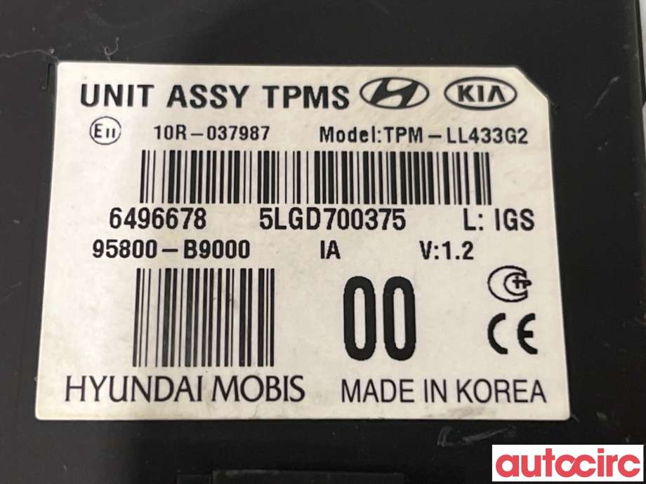 Styreenhet diverse til Hyundai i10 2008-2013 (Type I)  (HYUNDAI|95800B9000||95800-B9000)