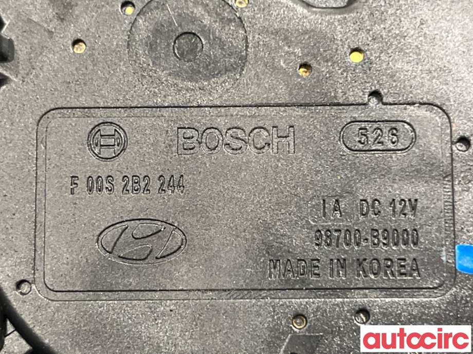 Viskermotor bakrute til Hyundai i10 2008-2013 (Type I)  (HYUNDAI|98700B9000|F00S282244|98700-B9000)