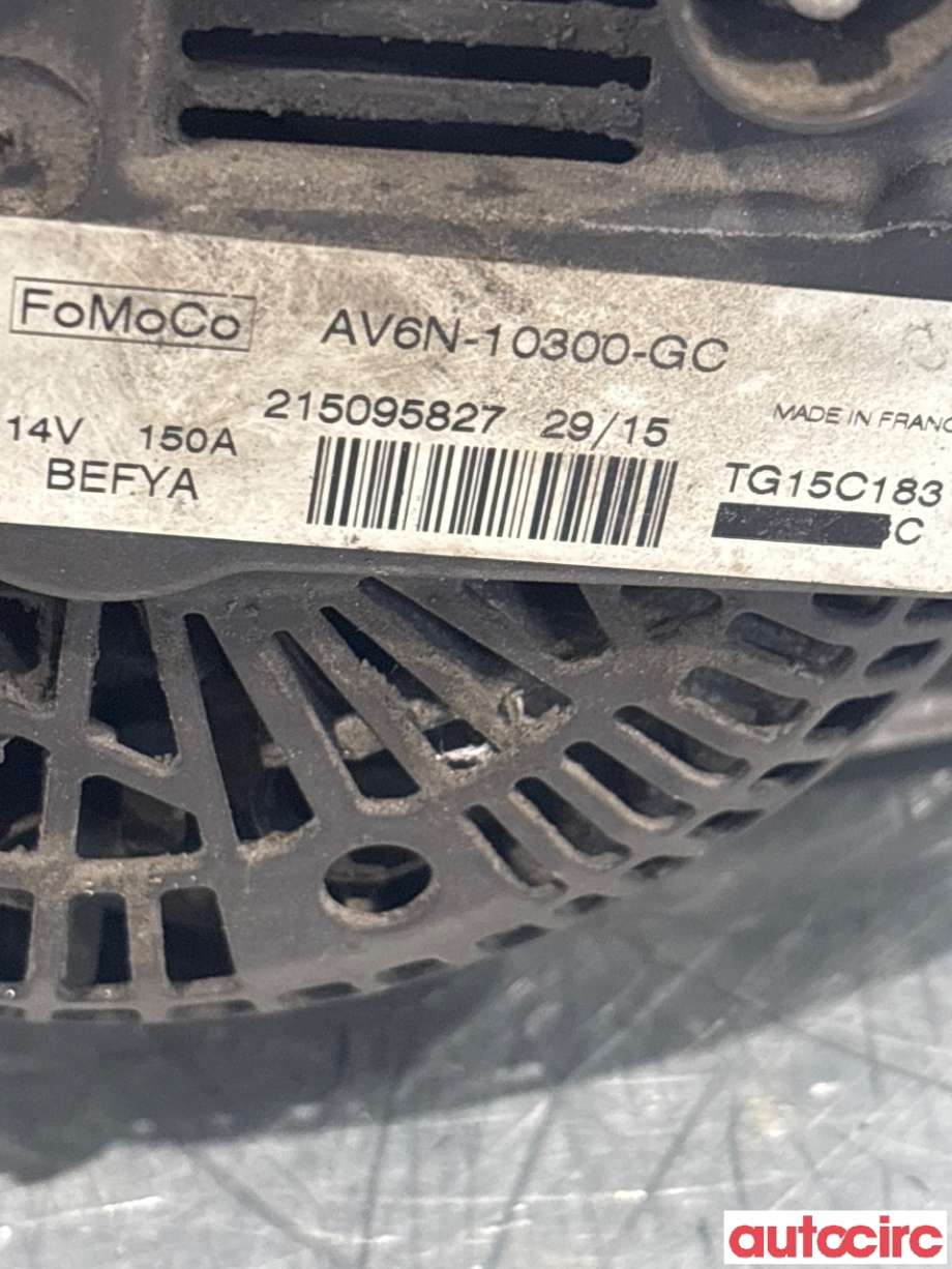 Dynamo til Ford Transit Connect 2013-2018 Type II, Fase 1  (FORD|2260730||AV6N-10300-GC)