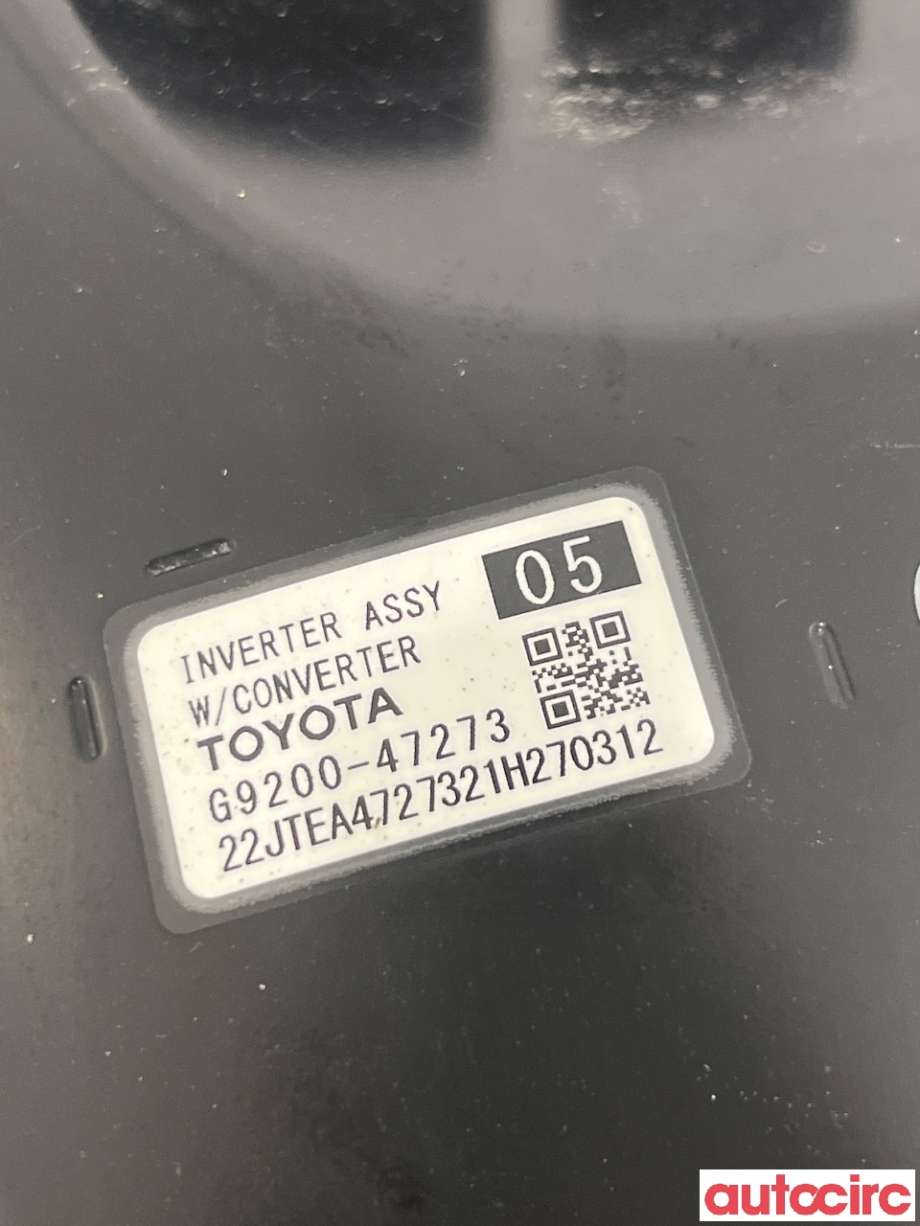 Inverter hybrid til Toyota Prius 2016-2023 (Type IV) (combi) (combi) (TOYOTA|G920049108||G9200-47273)