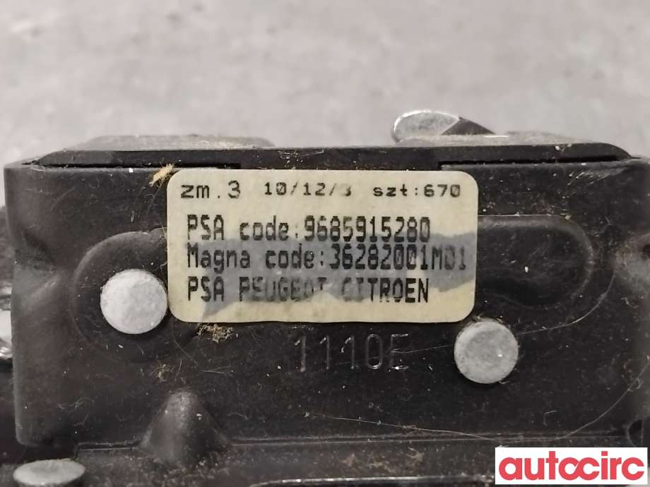 Baklukelås til Peugeot 3008 2009-2016 (Type I) (PEUGEOT|8719F7||9685915280)