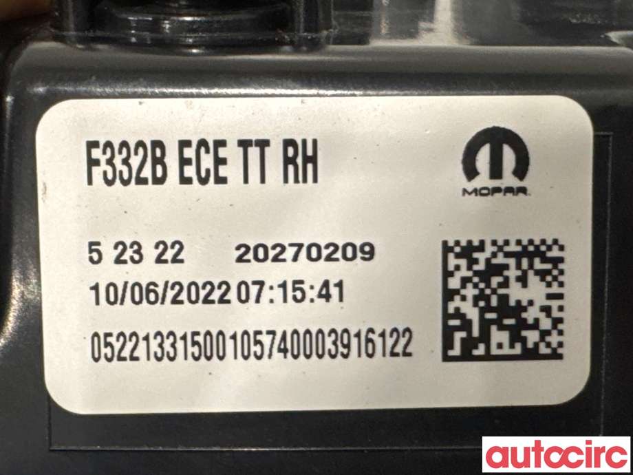 Baklykt høyre til Fiat 500 2021-->> (FIAT|52213315|20270209|)