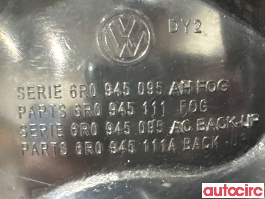 Baklykt venstre til VW Polo 2009-2014 (Type V, Fase 1)  (VOLKSWAGEN|6R0945095AH|)
