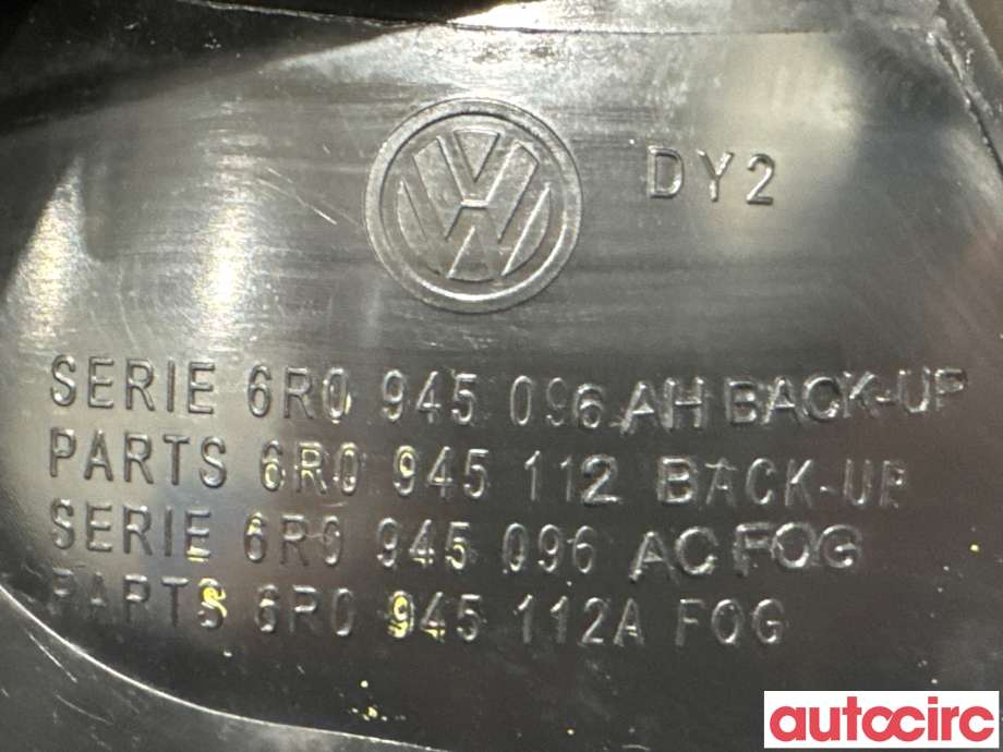 Baklykt høyre til VW Polo 2009-2014 (Type V, Fase 1)  (VOLKSWAGEN|6R0945096AH|)