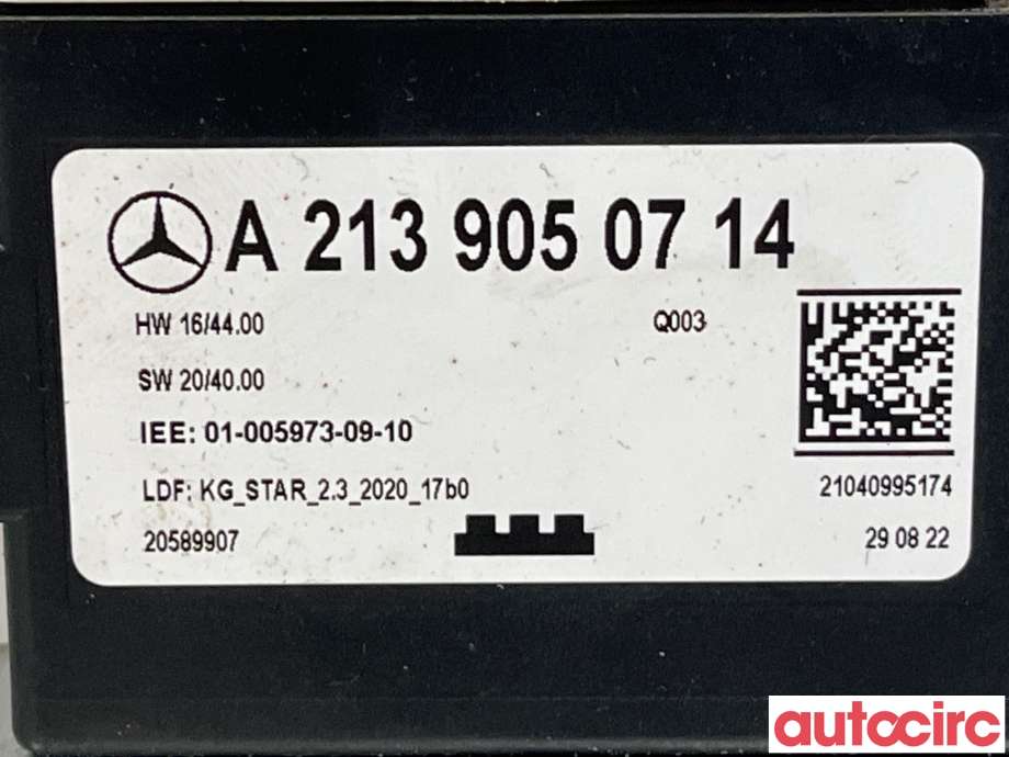 Styreenhet elektrisk bakluke til Mercedes EQC 2019-->>  (MERCEDES|A2139050714)