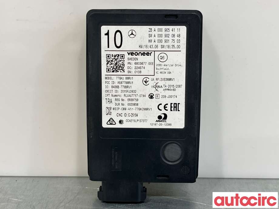 Sensor radar til Mercedes EQC, 2019-->>  (MERCEDES|A0009054111)